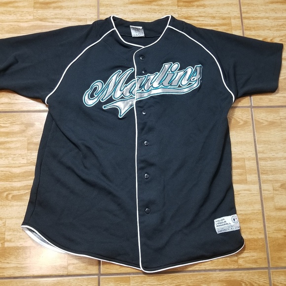 Dynasty Other - Vintage Florida Marlins Josh Beckett Jersey Large